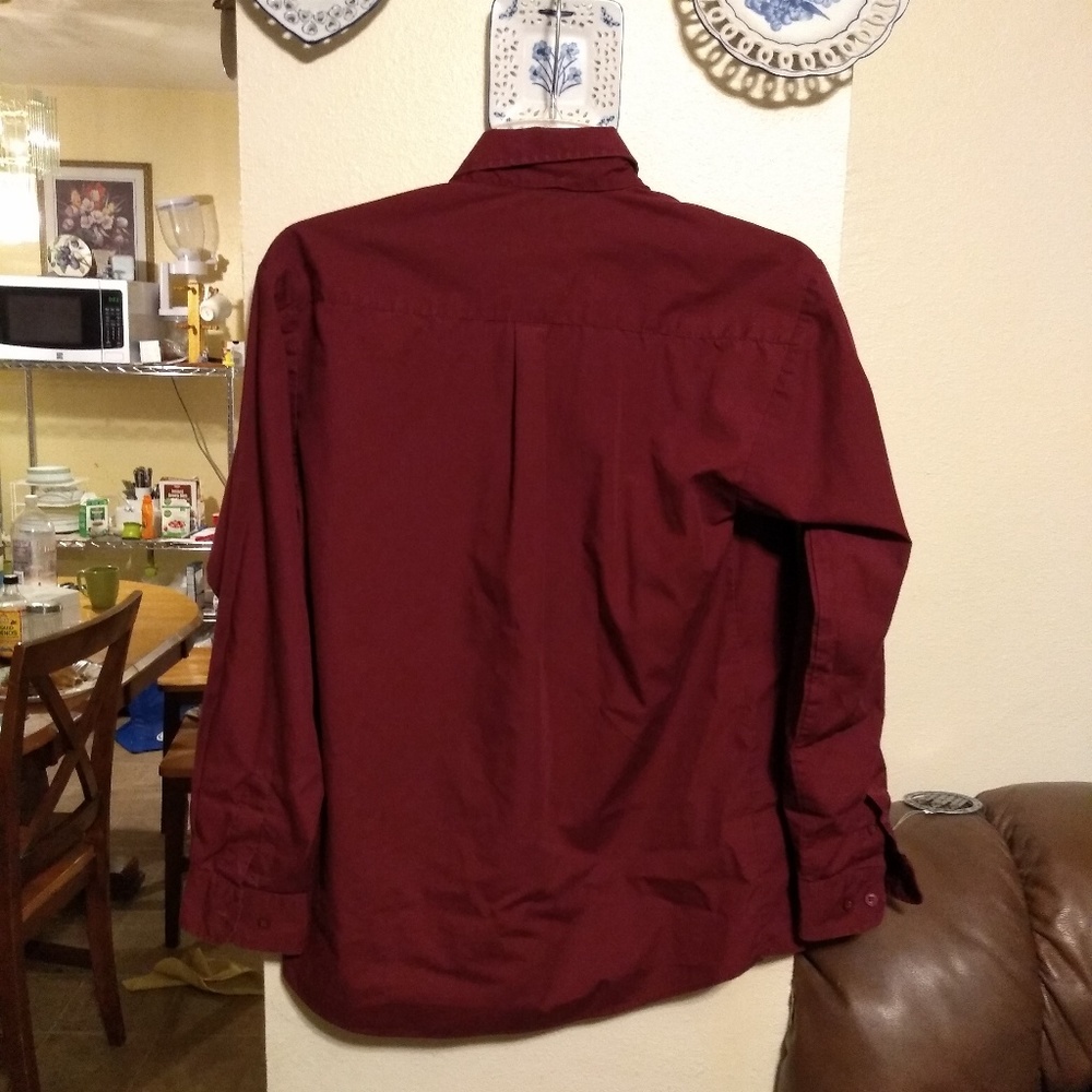 Red Button up - Picture 2 of 2
